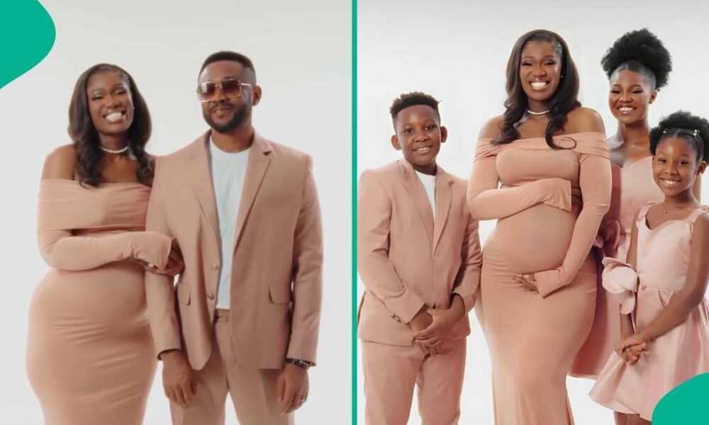 Realwarripikin shows off baby bump on Father's Day