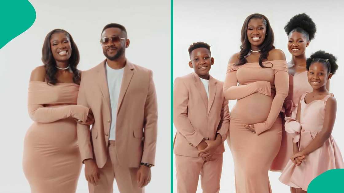 Realwarripikin shows off baby bump on Father's Day